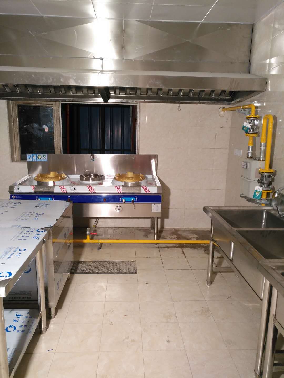 长不锈钢厨房设备沙加工定制设计