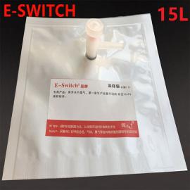 采样袋进口锡箔膜优质气体采样袋15升单阀，E-Switch品牌