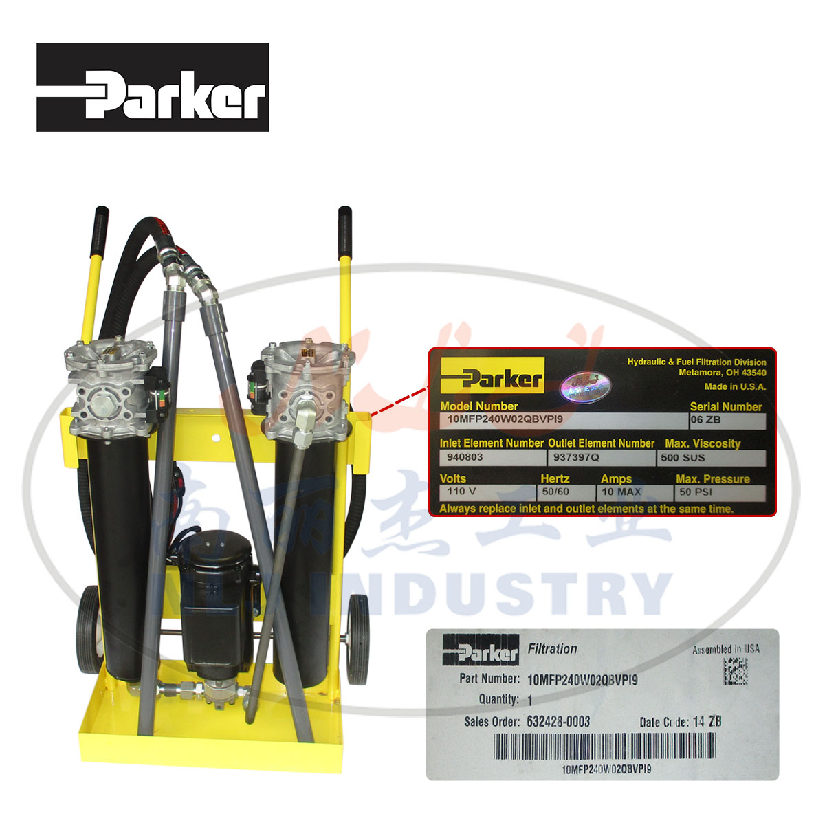 Parker(ɿ)С10MFP240W02QBVPI9