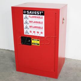 12加仑可燃液体防火安全柜红色防火防爆柜化学品柜