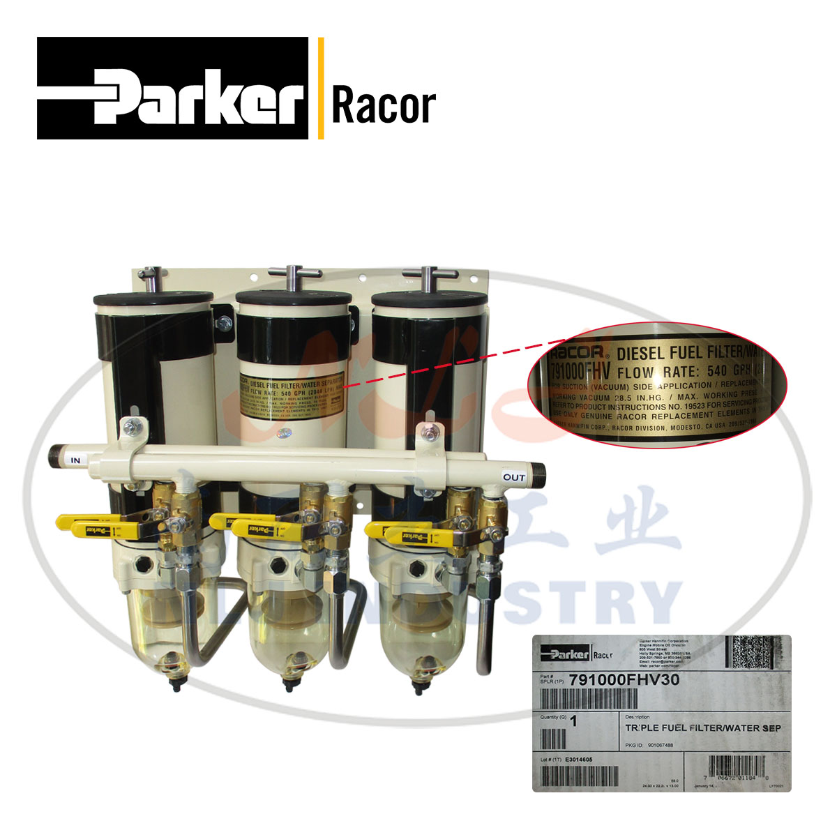 Parker(ɿ)Racorȼ͹/ˮ791000FHV30