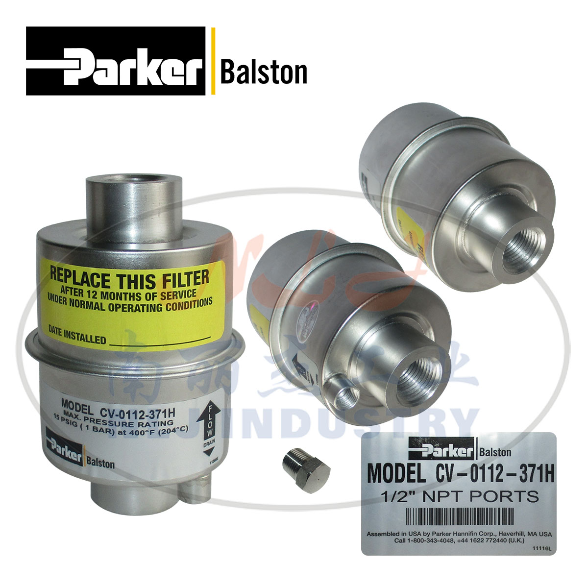 Parker(ɿ)BalstonCV-0112-371H