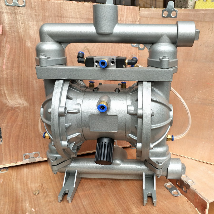 铝合金粉体输送隔膜泵 粉体上料机 白炭黑气动隔膜泵