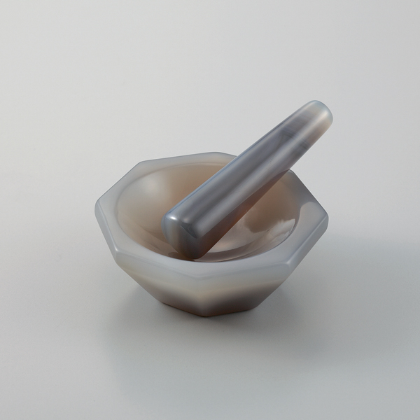 进口玛瑙乳钵 (浅型)メノー乳钵 mortar2-887-01